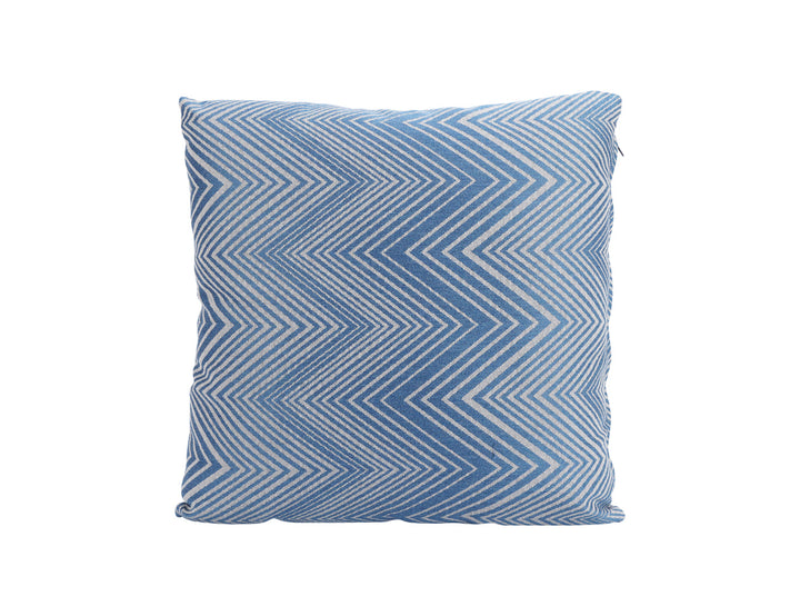 Whisper Outdoor Scatter Cushion 45 x 45cm Acrylic, Colour: Zigzag Blue,