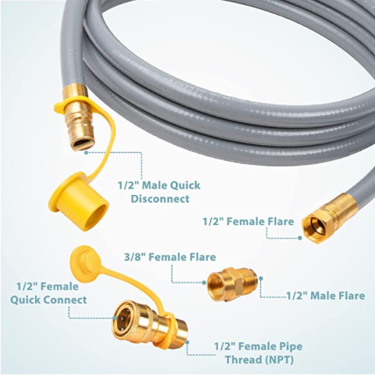 Natural Gas Conversion Kit - 45,000 BTU Compatibility, ,