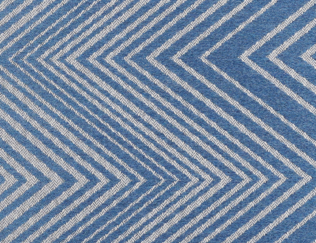 Whisper Outdoor Scatter Cushion 45 x 45cm Acrylic, Colour: Zigzag Blue,