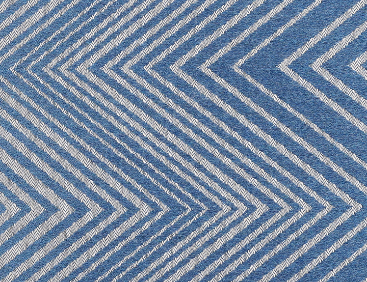 Whisper Outdoor Scatter Cushion 45 x 45cm Acrylic, Colour: Zigzag Blue,