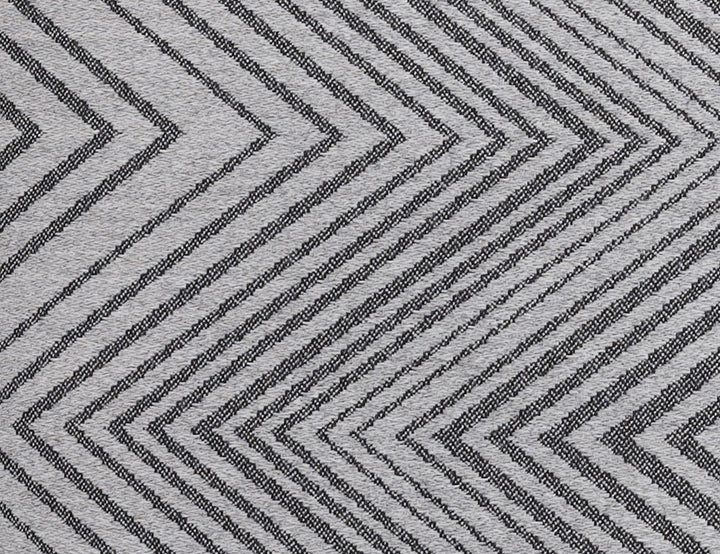 Whisper Outdoor Scatter Cushion 45 x 45cm Acrylic, Colour: Zigzag Grey,