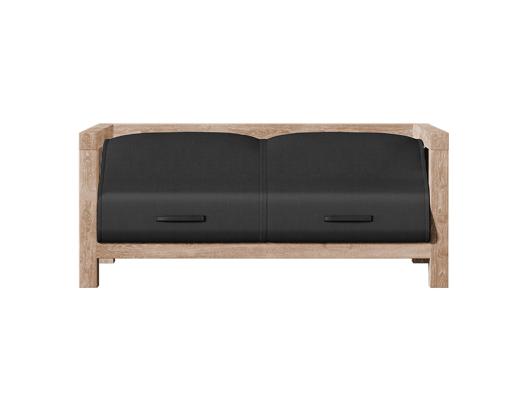Cardrona Teak 2 Seater Sofa, ,