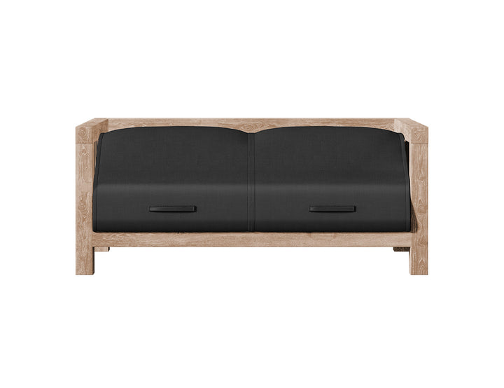 Cardrona Teak 2 Seater Sofa, ,