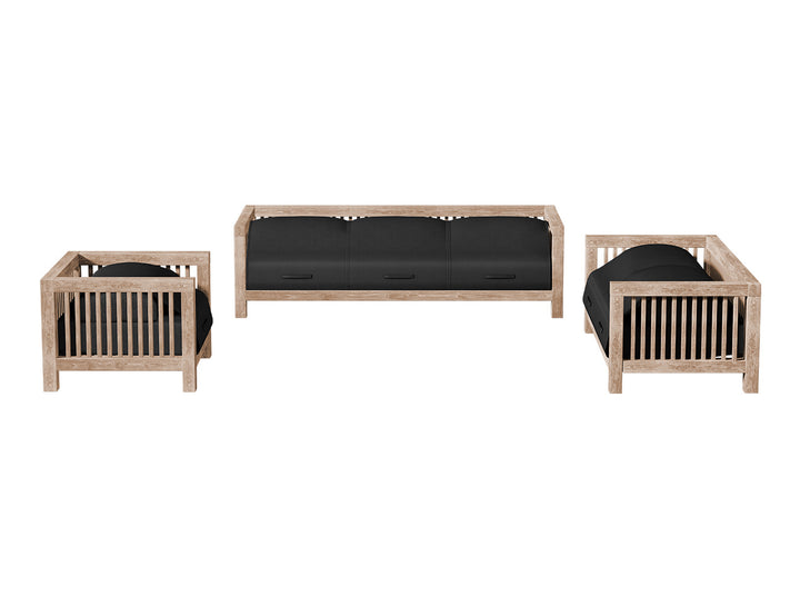 Cardrona Teak Three Seater Sofa, ,