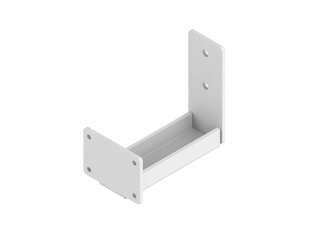 Fascia Wall Mounted Pergola Bracket, Colour: White,