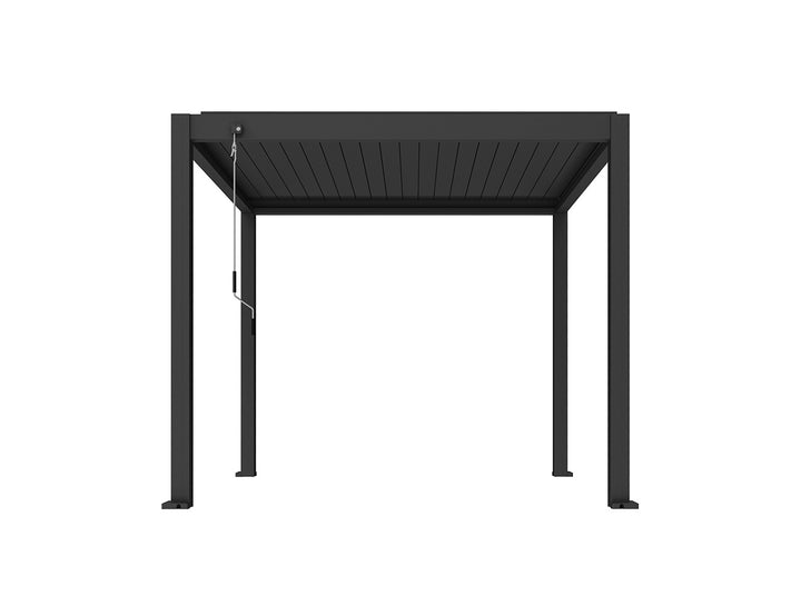 Atlantic Manual Freestanding Louvre Roof, Size: 3 x 3m, Colour: Black