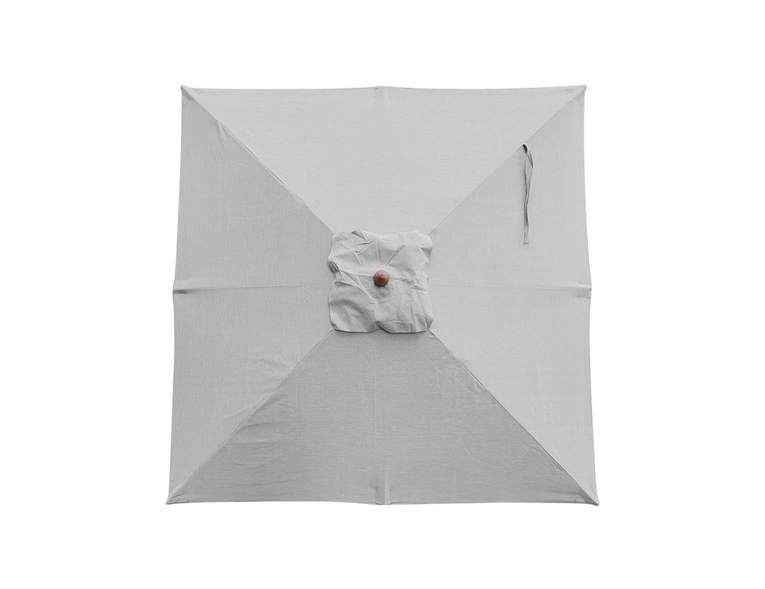 Amazon 2.5m Square Market Umbrella, Colour: Dark Grey,