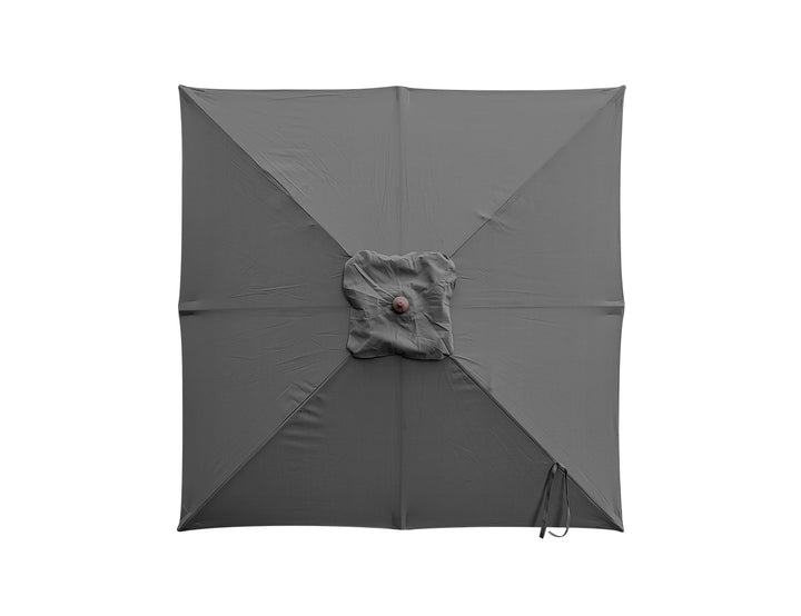 Amazon 2.5m Square Market Umbrella, Colour: Dark Grey,