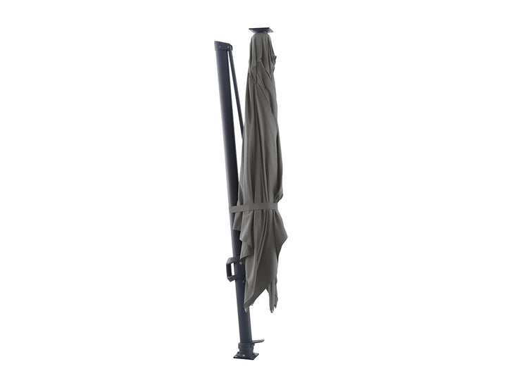 Agave 3m Square Cantilever Umbrella, Colour: Black,