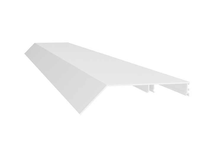6m Tasman Custom Integrated Beam to gutter flashing, Colour: White,