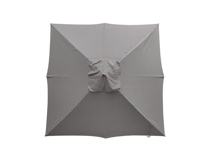 Nile 3.5m Sunbrella Square Market Umbrella, Colour: Black,