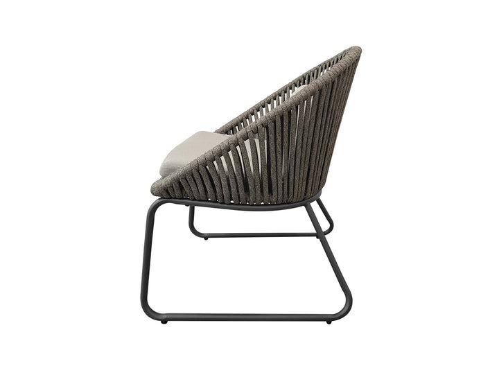 Rifleman Aluminium And Rope Outdoor Patio Dining Chair, ,