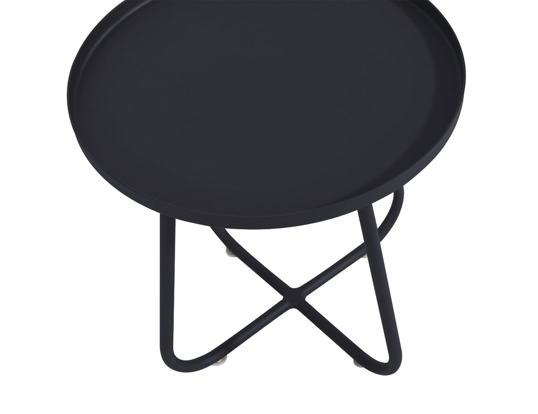 Petrel Aluminium Outdoor Side Table, Colour: Grey,