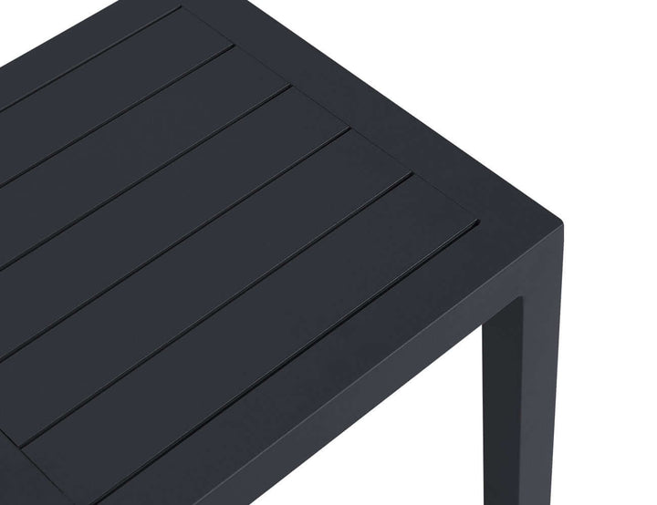 Heron Aluminium Outdoor Side Table, Colour: Grey,
