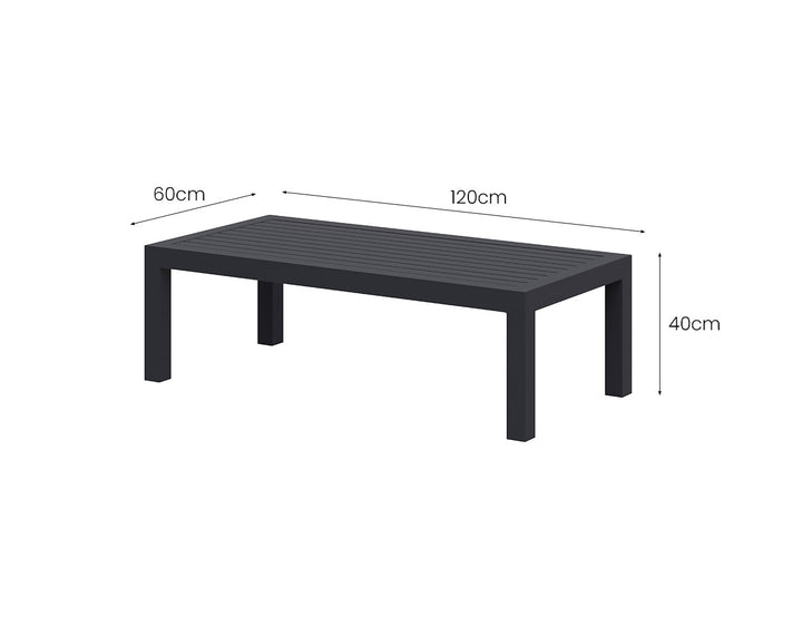 Sandpiper 2.0 Outdoor Corner Sofa Set - 5PCS, Colour: Grey,