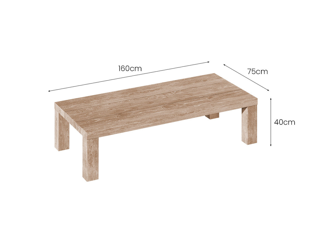 Cardrona Teak Outdoor Coffee Table, ,