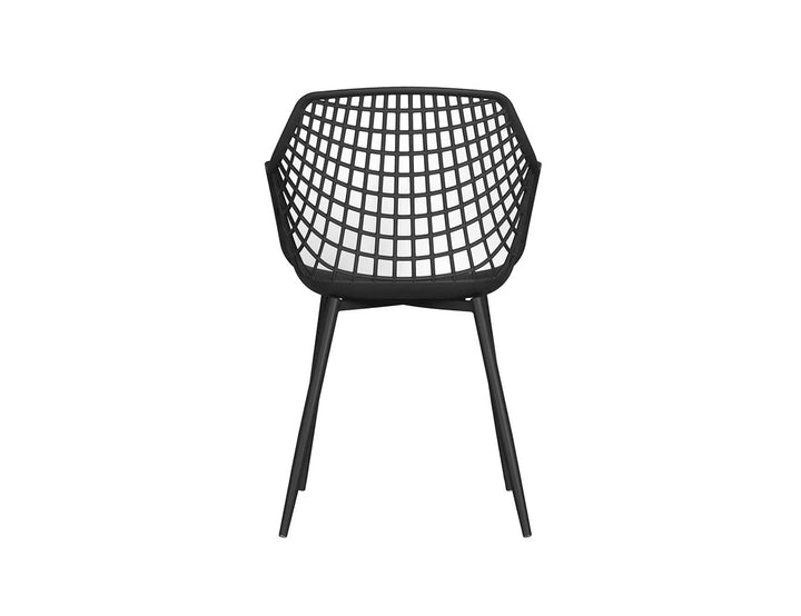 Ava Outdoor Dining Armchair, Colour: Black,