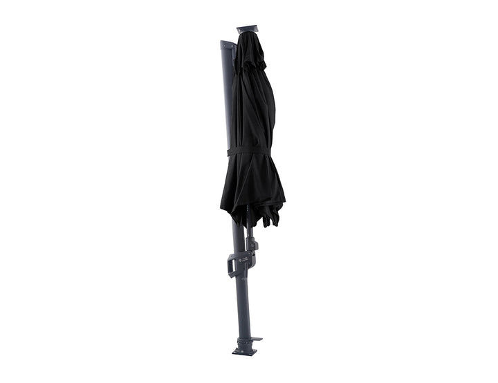 Agave 3m Round Cantilever Umbrella, Colour: Black,