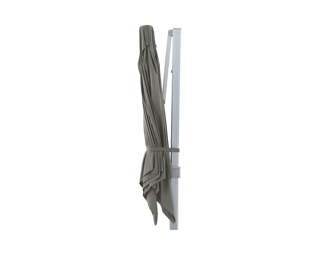 Agave 4m Square Cantilever Umbrella, Colour: Black,