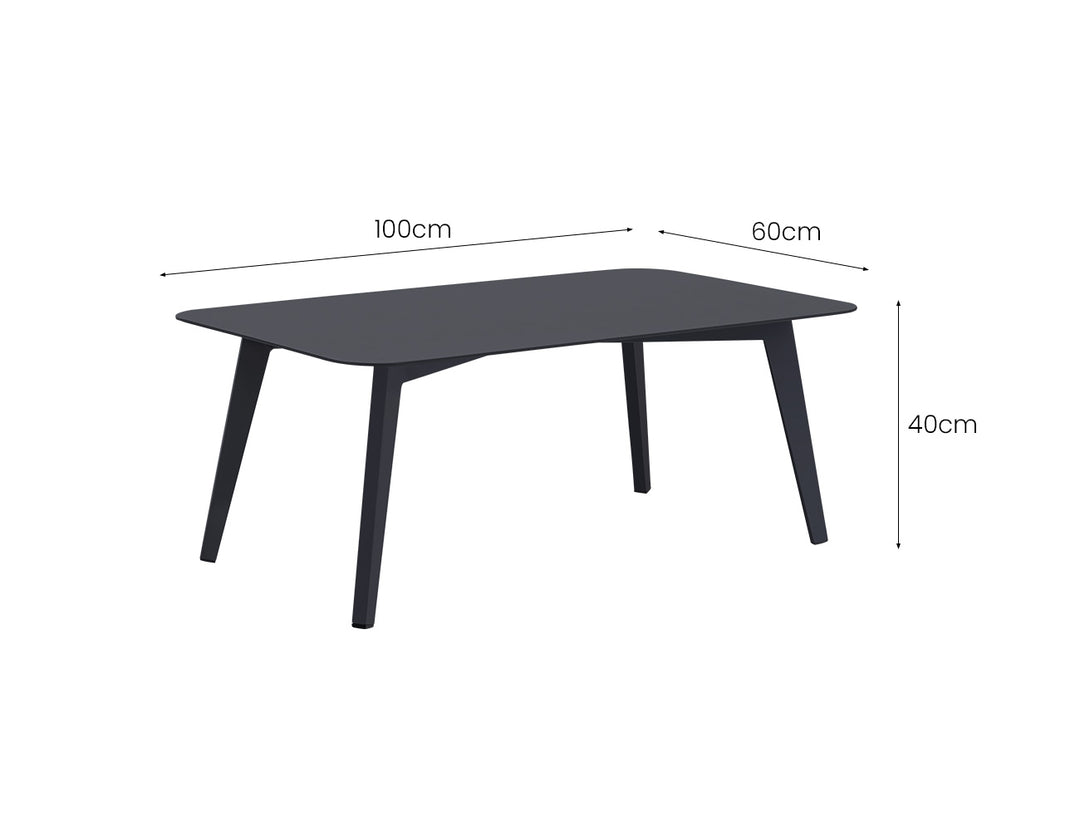 Wren Aluminium Outdoor Coffee Table, ,