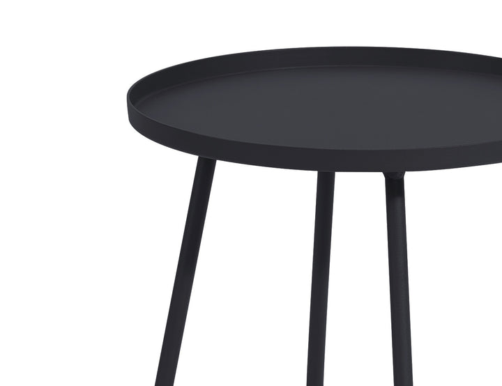 Petrel Aluminium Outdoor Side Table, Colour: Grey,