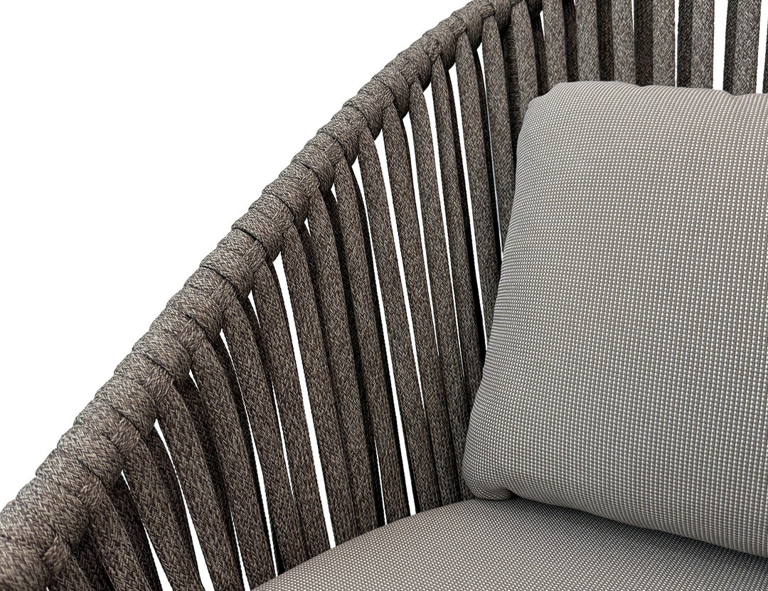 Rifleman Aluminium And Rope Outdoor Patio Dining Chair, ,