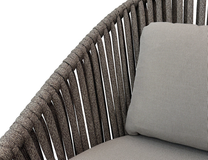 Rifleman Aluminium And Rope Outdoor Patio Dining Chair, ,