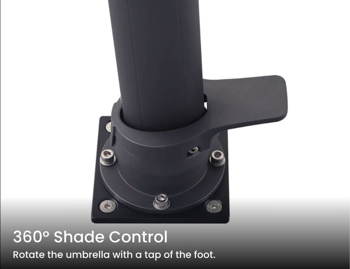 Alabaster 3m Square Cantilever Umbrella