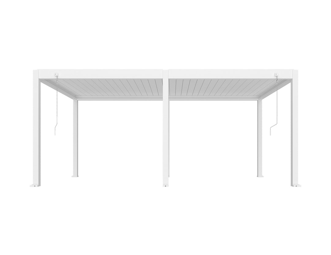 Atlantic Manual Freestanding Louvre Roof, Size: 5.9 x 3m, Colour: White