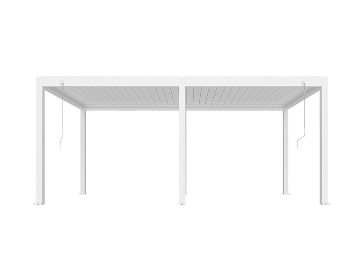 Atlantic Manual Freestanding Louvre Roof, Size: 5.9 x 3m, Colour: White