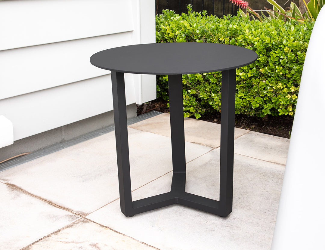Grebe Outdoor Coffee Table, Colour: Grey,