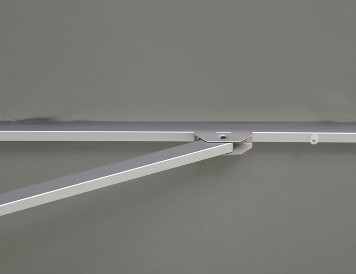 Agave 4m Square Cantilever Umbrella, Colour: Black,