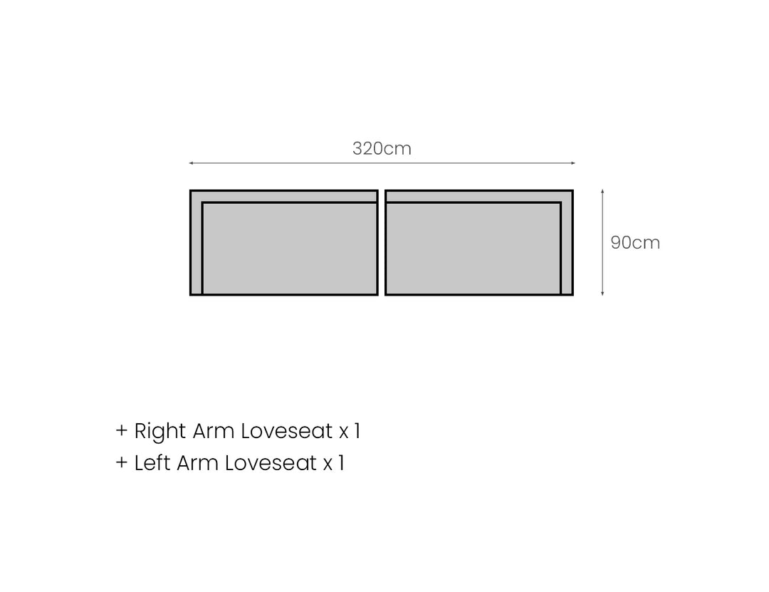 Ibis 2.0 Oversized Outdoor Corner Sofa, Colour: Grey Frame / Grey Fabric,