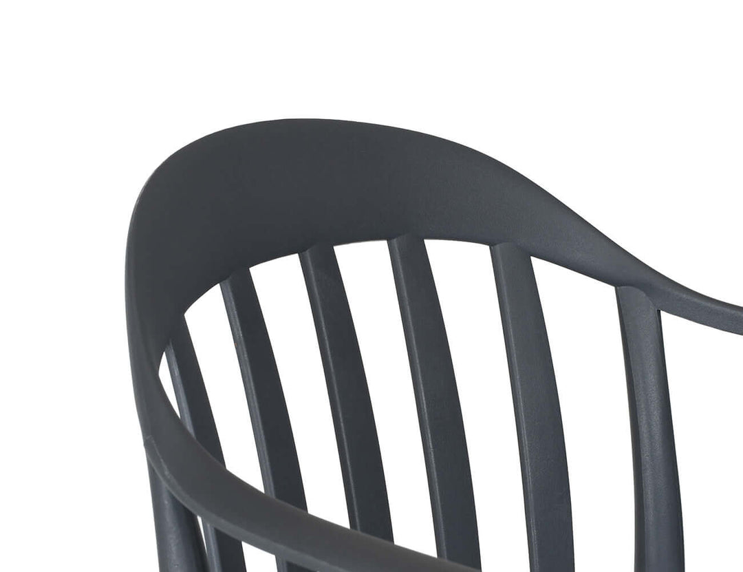 Alice Outdoor Dining Chair, Colour: Grey,