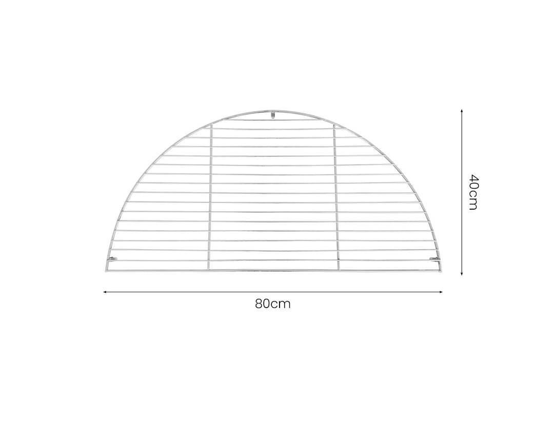 Half Moon Cooking Grid For 80cm fire pit, ,