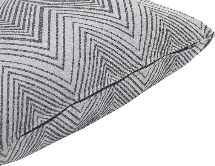Whisper Outdoor Scatter Cushion 45 x 45cm Acrylic, Colour: Zigzag Grey,