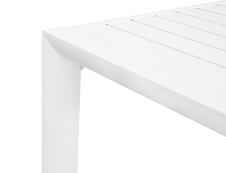 Stratus Outdoor Aluminium Bar Leaner Table, Size: 120cm, Colour: White