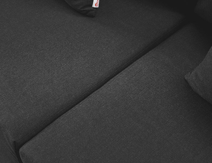 Ibis 2.0 Oversized Outdoor Loveseat, Colour: Grey Frame / Grey Fabric,