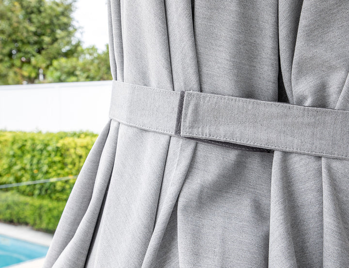 Alabaster 3m Square Cantilever Umbrella, Colour: Dark Grey,