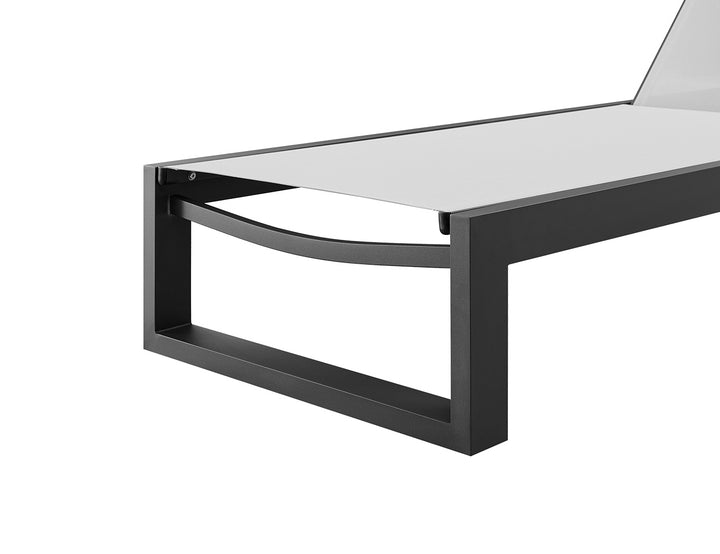 Skylark Batyline Sun Lounger, Colour: Grey,