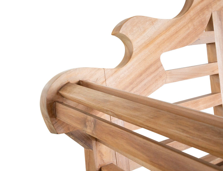 Lutyens Garden Bench, Size: 120cm,
