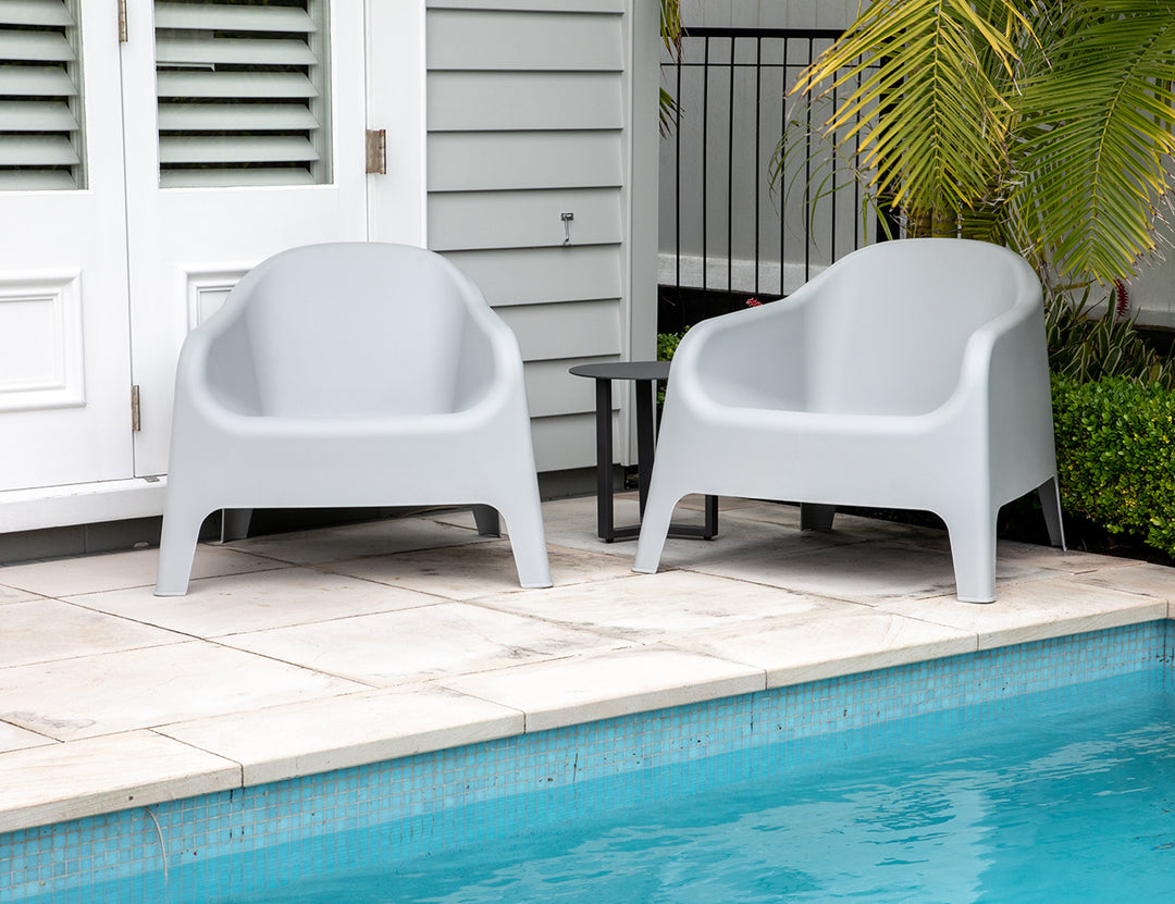 Bridget Outdoor Tub Chair, Colour: White,
