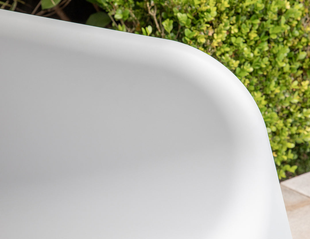 Bridget Outdoor Tub Chair, Colour: White,