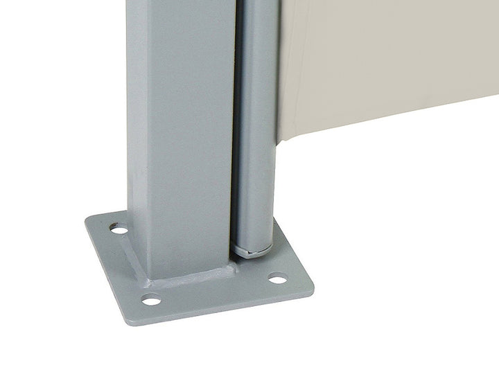Patio Screen Retractable Side Awning 2m X 4m, Colour: Beige,