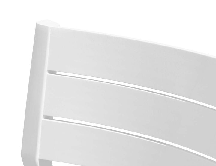 Albatross 2.0 Aluminium and Rope Outdoor Dining Chair, Colour: White,