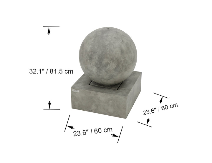 Amrita Fountain, Colour: Moon Grey,
