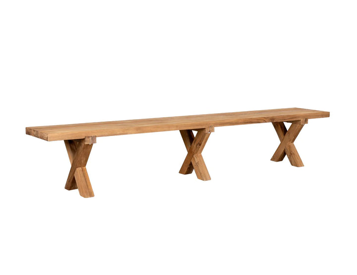 Sovereign Teak X-leg Dining Set-3PCS