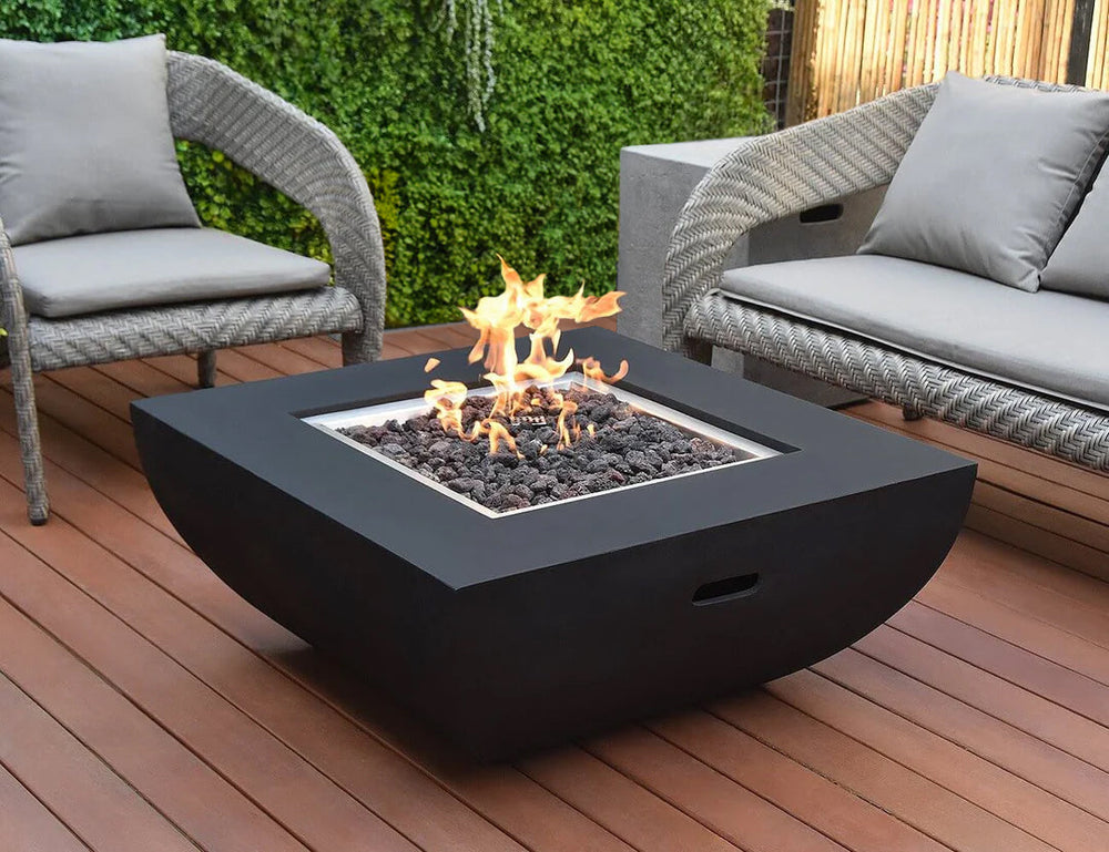Rangitoto Outdoor Gas Fire Pit, Size: PropaneLP,