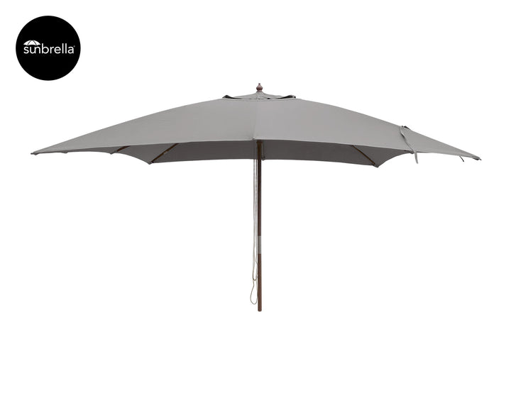 Nile 3.5m Sunbrella Square Market Umbrella, Colour: Black,