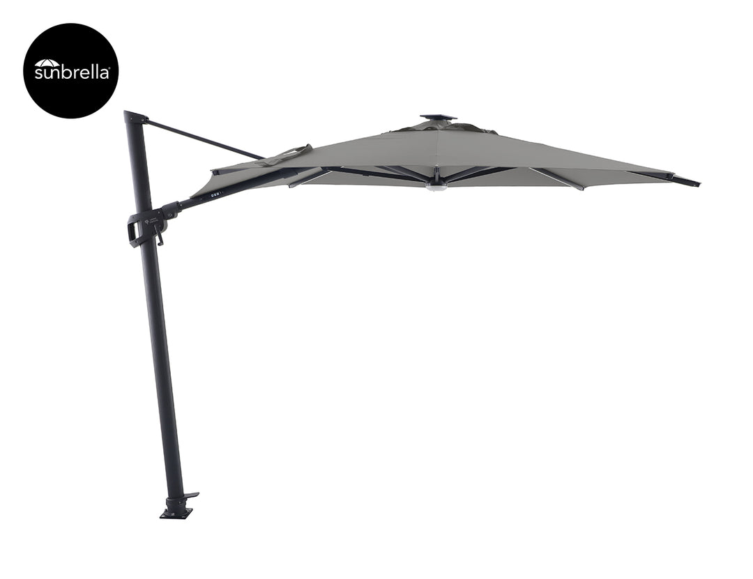 Agave 3m Round Cantilever Umbrella, Colour: Taupe,